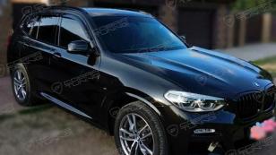 Дефлекторы окон (ветровики) BMW X3 (G01) 2017"EuroStandard" (БМВ Г01) Кобра Тюнинг