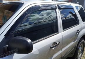 Дефлекторы окон (ветровики) Ford Maverick 5d 2000-2007/Ford Escape 2001-2004 (Форд Маверик) Кобра Тюнинг