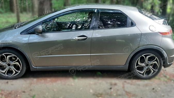 Дефлекторы окон (ветровики) Honda Civic VIII Hb 5d 2006-2011 (Хонда Сивик) Кобра Тюнинг