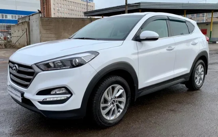 Дефлекторы окон (ветровики) Hyundai Tucson 2015"EuroStandard" (Хюндай Туксон) Кобра Тюнинг